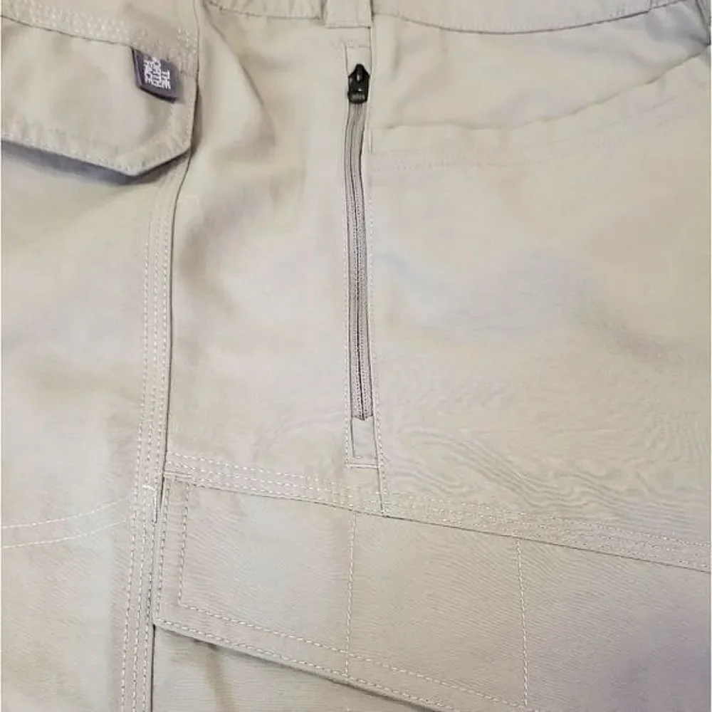 The North Face Khaki Convertible Outdoor Hiking Pants Size XXL